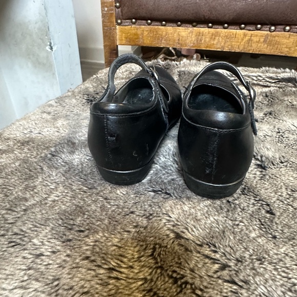 Dansko Fawna Mary Jane Black Leather Milled Nappa Comfort Shoes, Size 38/8 - Picture 7 of 9